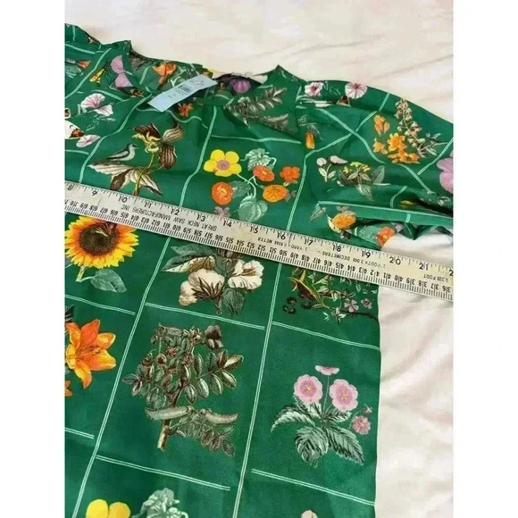 Floral Green Midi Dress - Picture 9 of 13